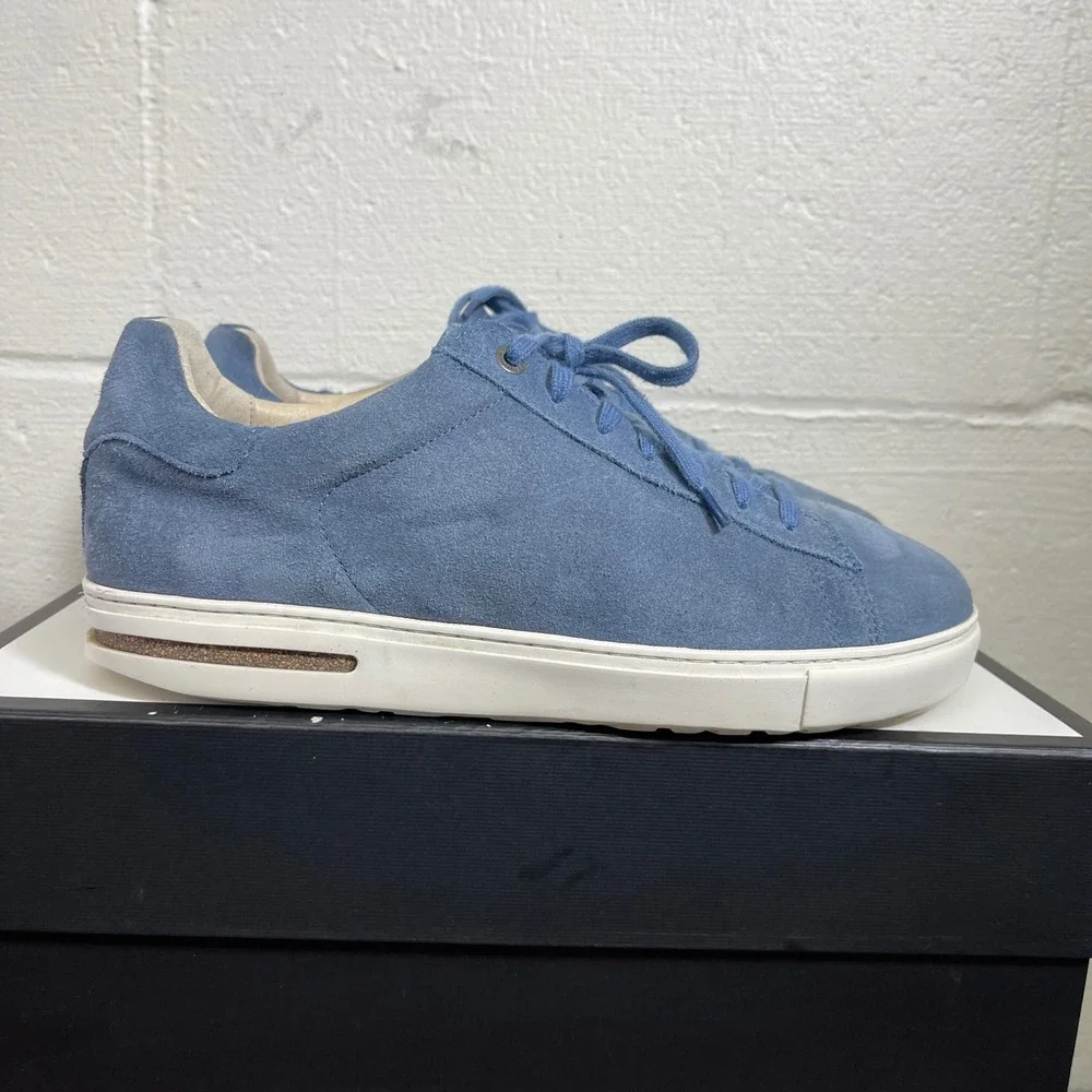 Birkenstock Bend Low Blue Suede Casual Sneaker Shoes Lace up Men's 43 EU/10‎ US